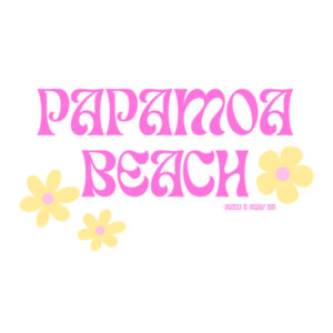 Flower child Papamoa Beach white - C-Force Kids Unisex Classic Tee Design