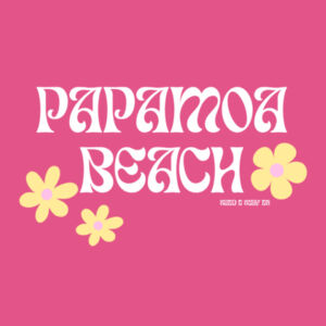 Flower Child Papamoa Beach - AS Colour Kids Youth T shirt Design