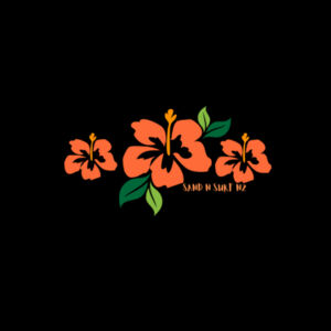 Hibiscus trio - AS Colour Organic Infant Wee Tee Design