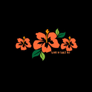 Hibiscus Trio - AS Colour Womens Maple Tee Design