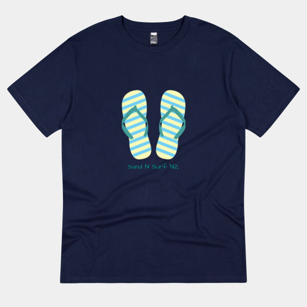 Mint flip flops - Thread Project Unisex Summer Tee Thumbnail