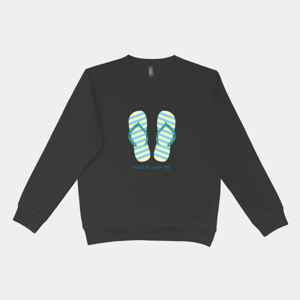 Mint flip flops - Urban Collab Mens The Broad Crewneck Thumbnail