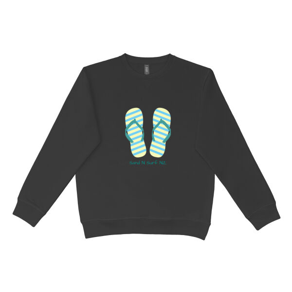 Mint flip flops - Urban Collab Mens The Broad Crewneck Thumbnail