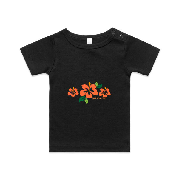 Hibiscus trio - AS Colour Organic Infant Wee Tee Thumbnail