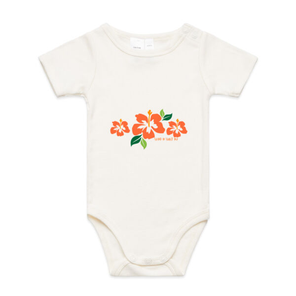 Hibiscus trio - AS Colour Organic Infant Mini-Me One-Piece Thumbnail