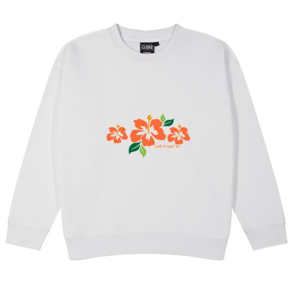 Hibiscus Trio - Cloke Women's Standard Crew Neck Sweat Thumbnail