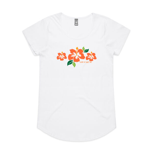 Hibiscus Trio - AS Colour Womens Mali Tee Thumbnail