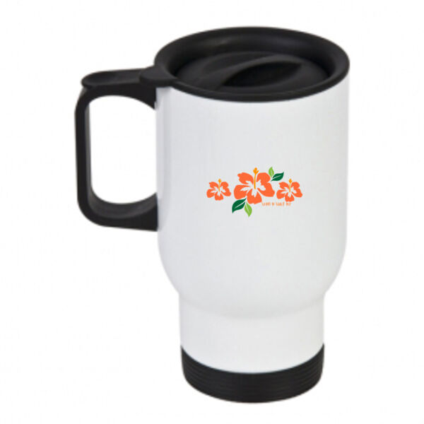 Hibiscus Trio  - Travel Mug Thumbnail