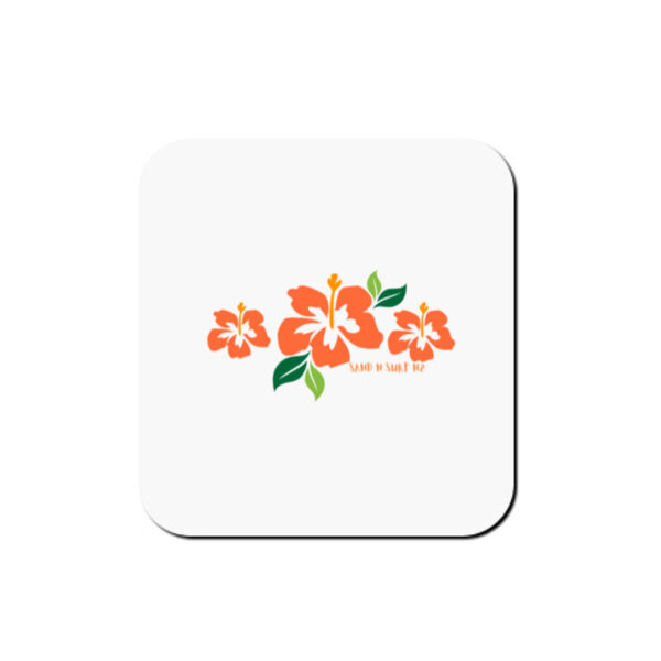 Hibiscus Trio  - Coaster - Square Hardboard Thumbnail