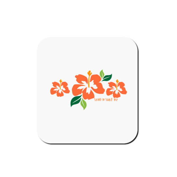 Hibiscus Trio  - Coaster - Square Hardboard Thumbnail