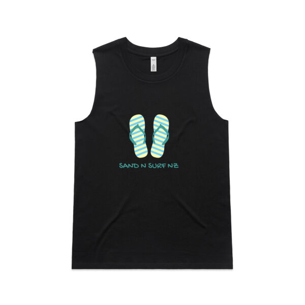 Mint flip flops - AS Colour Womens Martina Tank Thumbnail