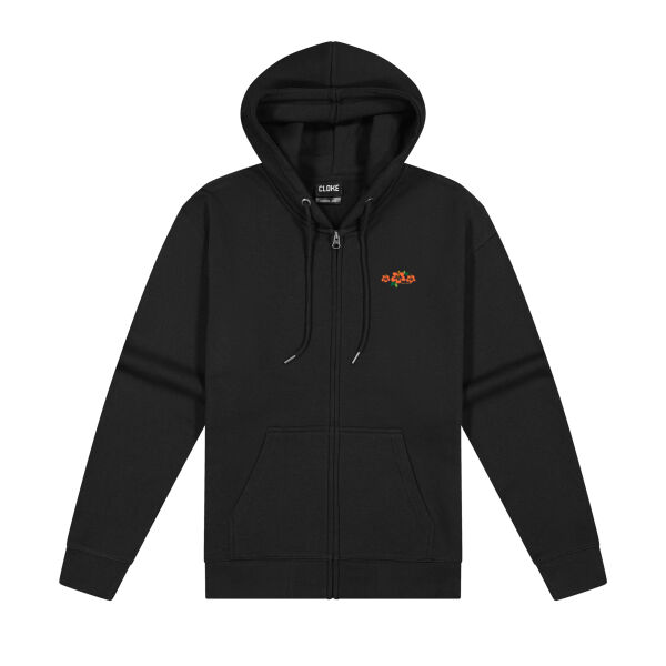 Hibiscus Trio - Cloke Womens Campfire Zip Hoodie V2 Thumbnail