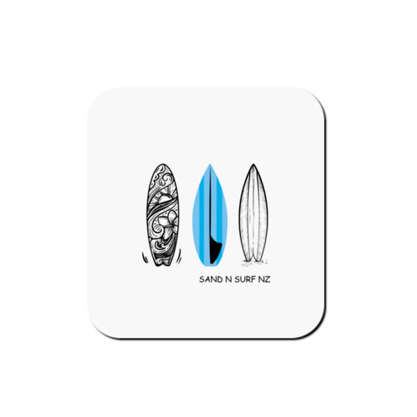 Three boards - Coaster - Square Hardboard Thumbnail