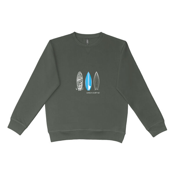 Three boards - Urban Collab Mens The Broad Crewneck Thumbnail